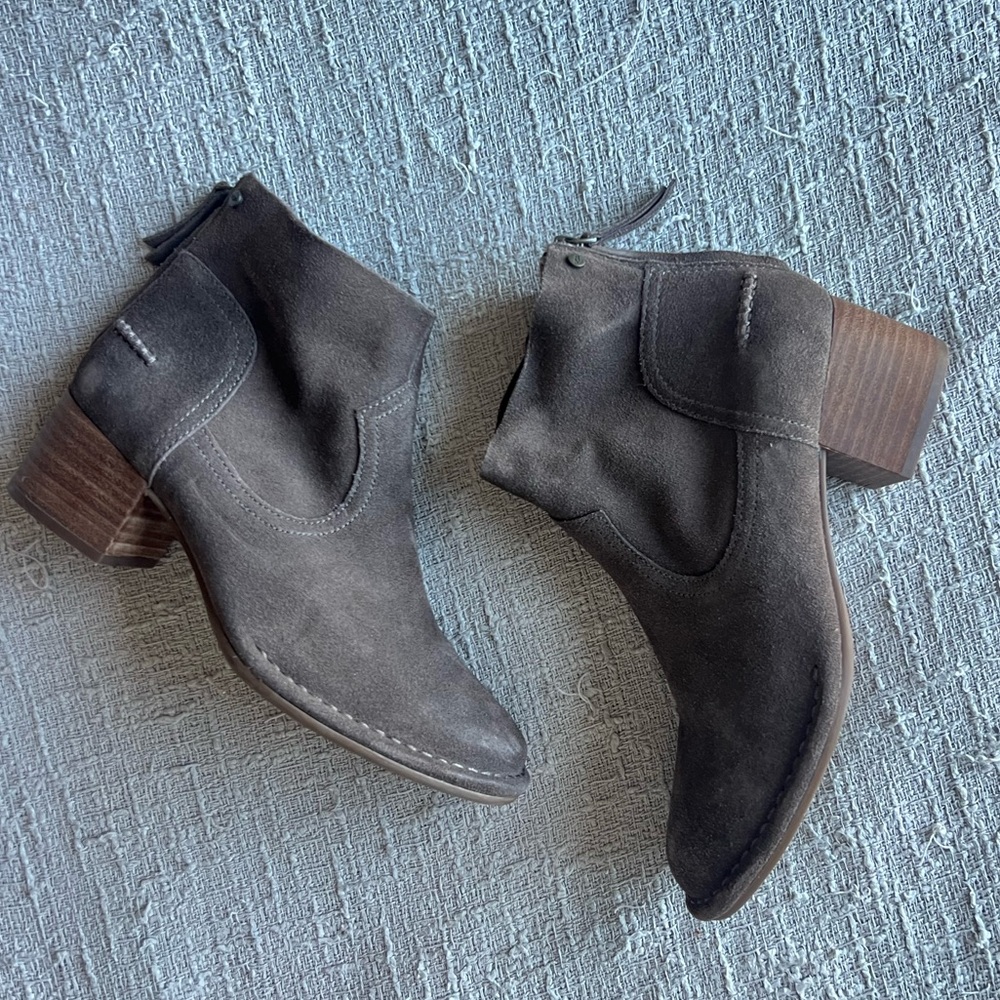 UGG Suede Bandara Mysterious Ankle Booties 7